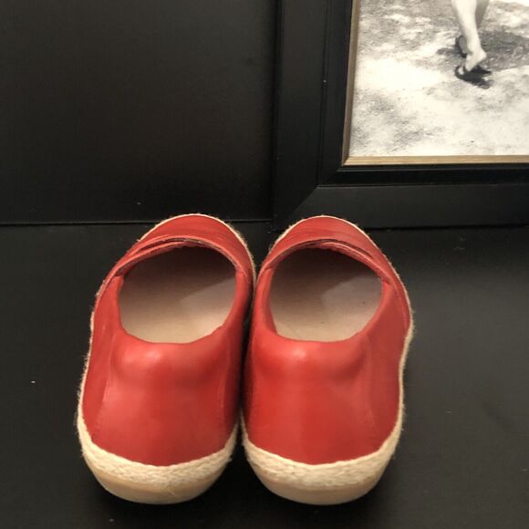 Clarks Women's Danelly Shine Loafersz 9M red leather slip on  308 - Picture 4 of 9